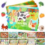 Jeux montessori 1 2 3 4 ans montessori quiet book enfants de 1  3 ans busy board 1 2 3 ans jouets dactivit ...