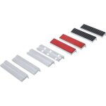 Jeu de mors de protection pour �tau - bgs - aluminium - 125 mm - aimants int�gr�s - 8 pi�ces