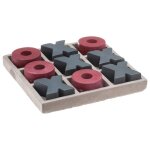 Jeu de morpionla french touch l. 15cm ciment - atmosphera createur dinterieur