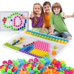 Jeu de mosaïque - loisir créatif - 592 clous - multicolore - pour enfants à partir de 3 ans - mixte Jeu de mosaïque - loisir créatif - 592 clous - multicolore - pour enfants à partir de 3 ans - mixte
