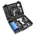Wiltec jeu d?outils pneumatiques 27 pièces ? avec clé à chocs meuleus Wiltec jeu d?outils pneumatiques 27 pièces ? avec clé à chocs meuleus