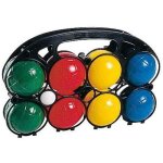 Jeu de ptanque - 8 boules - bleu - plastique - enfant - mixte