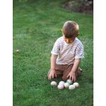 Jeu de p�tanque pour enfants - small foot - garden buddies - 8 boules + 2 buts - design enfant - couleurs ...