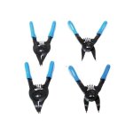 Pince  circlips - bgs technic - jeu 4 pices - 80 mm - poignes optimales