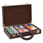 Jeu de poker jule 30x21x10cm - atmosphera cr�ateur dint�rieur