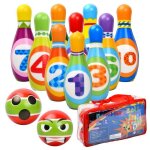 Jeux de quilles - enfant - 10 quilles + 2 boules - plastique abs - 29x15x8cm - mixte Jeux de quilles - enfant - 10 quilles + 2 boules - plastique abs - 29x15x8cm - mixte