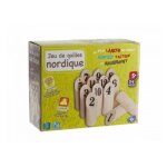Jeu de quilles en bois - nordique - 12 quilles num�rot�es - pour adultes et enfants � partir de 5 ans ...