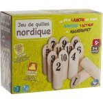 Jeu de quilles nordique - en bois - sac de rangement inclus