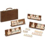 Jeu de rami - cayro - mallette de rummi classique en bois - multicolore - beige - 3 ans et plus