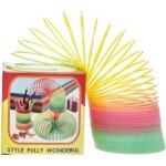 Jeu de ressort magique fluo arc en ciel spiral jouet enfant ondamania