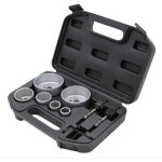 Jeu scies de cloche ensemble d?outils 9 pi�ces perceuse carreaux carrelage tr�pan de forage couronne