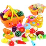 Jeu de simulation de cuisine pour enfants - cpropro - lot de 21 pcs l�gumes fruits poisson chauffe de ...