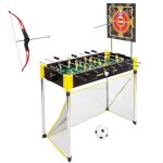 Jeu de socit - colorbaby - cb games table multi - jeux - baby - foot air hockey ping - pong football ...