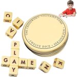 Jeu de soci�t� - crossword - ensemble de d�s lettres - �ducatif - 1 joueur ou plus - � partir de 4 ans ...