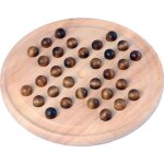 Jeu de societe - engelhart - joli jeu de solitaire anglais - 33 trous en bois 23 cm