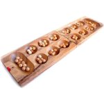 Jeu de socit mancala kalaha en bois refermable - logica giochi