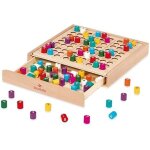 Jeu de socit sudoku en bois certifi fsc - dal negro - dal 54112 - bote en bois - 81 pions numrots ...