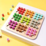 Jeu de socit sudoku pour enfants - explorez - puzzles numriques - entranement crbral en bois