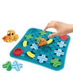 Jeu de soci�t� - zgeer - logique road builder game - circuit miniature - 4 niveaux - pour enfants