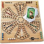 Jeu de tock ledelirant � 6 joueurs - plateau pliable en bois dh�v�a massif