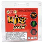 Jeu de voyage - poche hive pocket - blanc et multicolore - 2 joueurs - a partir de 9 ans