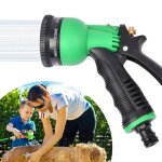 Jiatzocn pistolets darrosage - 8 modèles différents - se connecte à un tuyau darrosage standard - vert ... Jiatzocn pistolets darrosage - 8 modèles différents - se connecte à un tuyau darrosage standard - vert ...