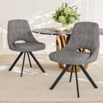 Jiexi lot de 2 chaises de salle � manger ? chaises de salle � manger exclusives pour salon cuisine (2 ...