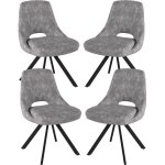 Jiexi lot de 4 chaises de salle � manger ? chaises de salle � manger exclusives pour salon cuisine (4 ...