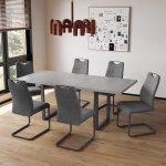Jiexi table � manger avec 6 chaises table de salle � manger extensible table de salle � manger