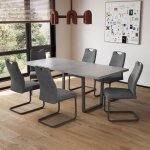 Jiexi table � manger avec 6 chaises table de salle � manger extensible table de salle � manger