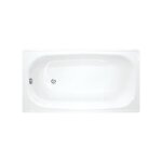 Jika (groupe roca) - riga 130 x 70 cm baignoire gain de place 150 l en acier émaillé sans pieds blanc ... Jika (groupe roca) - riga 130 x 70 cm baignoire gain de place 150 l en acier émaillé sans pieds blanc ...
