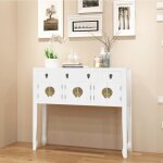 Jili - best buffet en style chinois en bois massif blanc (2874)