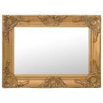 Jili - best miroir mural style baroque 60x40 cm dor� (3365)