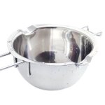 Jiyaru pot bain - marie en acier inoxydable pour fondre chocolat beurre cusine argent