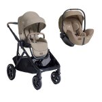 Joie - poussette duo signature versiti + si�ge auto i - level pro signature sandstone