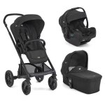 Joie - poussette trio chrome 2 + si�ge auto i - gemm 3 + nacelle chrome 2 raven