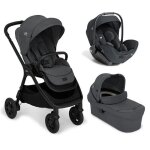 Joie - poussette trio finiti + si�ge auto i - level pro + nacelle ramble xl ebony