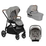 Joie - poussette trio versatrax i - snug 2 nacelle ramble xl pebble joie