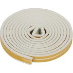 Joint bourelet multi - usage isolation porte fenetre profil p adhsif blanc - l. 6 m x l. 5 mm caoutchouc ...