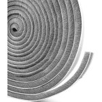 Joint brosse porte coulissante - estampille - 12m - 9mm x 5mm - gris - isolation phonique - autocollant ...