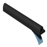 Joint de calfeutrement - ellen - profil p - auto - adh�sif - noir - 15 m