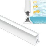 Joint d�tanch�it� de douche - 2 m - 20 x 30 mm - joint de seuil de douche pour montage horizontal - prot�ge ...