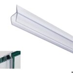 Joint �tanch�it� douche - joint de rechange �tanche 180� pour bas porte de douche en verre 10 mm d�paisseur ...