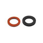 Joint gaz butane propane - rousseau - lot de 2 joints - diam�tre 18x11 mm - �paisseur 2 mm - joint rouge ...