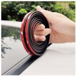 Joint pare brise adh�sif universel 4m 14mm joint toit ouvrant / porte voiture caoutchouc adh�sif colle ...