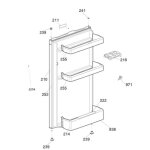 Joint de porte (rep�re 252) frigo r�frig�rateur cong�lateur 4902424600 beko domeos proline