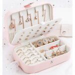 Jolie bote  bijoux rose enfant pour colliers coffret  bijoux fille pas cher prsentoir  bijoux nol ...