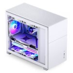 Botier matx - jonsbo - d31 - verre tremp - blanc - design lgant