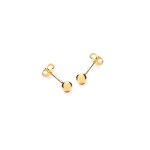 Jouailla - boucles doreilles - boule - or 375 - 1000