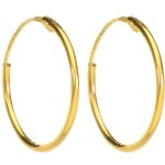 Jouailla - boucles doreilles cr�oles en or 750 - 1000e - 10 mm